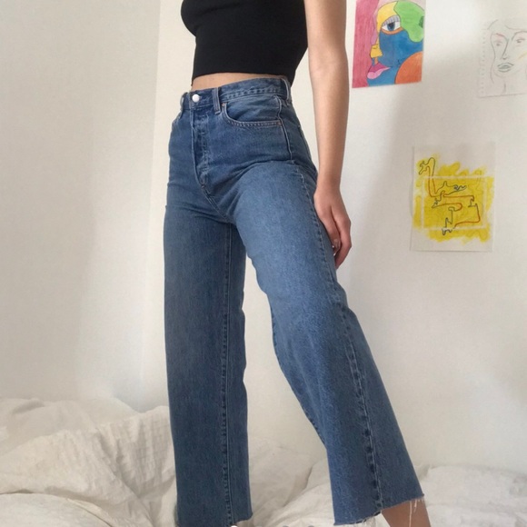 Aritzia Pants - *BRAND NEW* Aritzia (Denim Forum) Wide Leg Jean